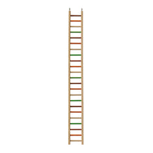A & E Cages Happy Beaks Wooden Hanging Ladder Bird Toy 1ea/MD, 50 in.