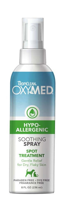 TropiClean OxyMed Hypoallergenic Spray for Dogs, 8oz