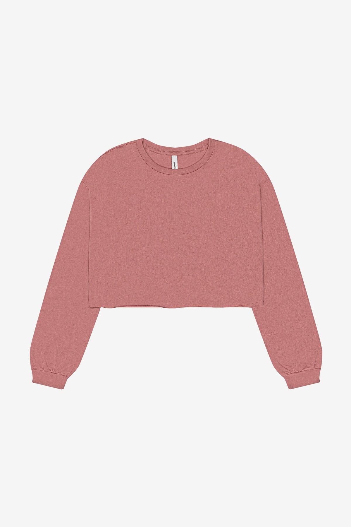 Custom Women's Cropped Long-Sleeve Shirt