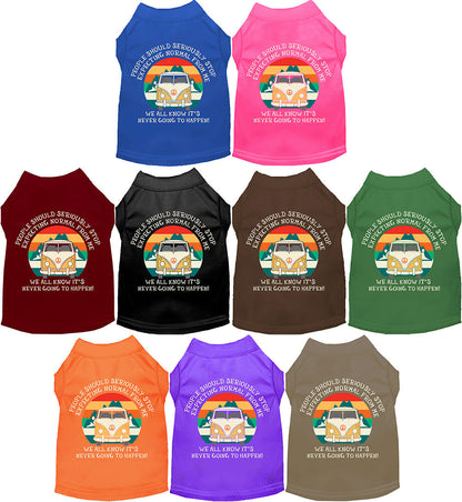 Cat or Dog Shirt for Pets "Stop Expecting Normal Vanlife"