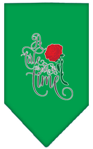 Pet and Dog Bandana Screen Printed, "Timeless Tale"