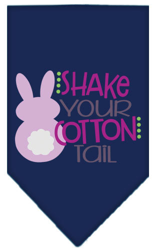 Pet and Dog Bandana Screen Printed, "Shake Your Cotton Tail"