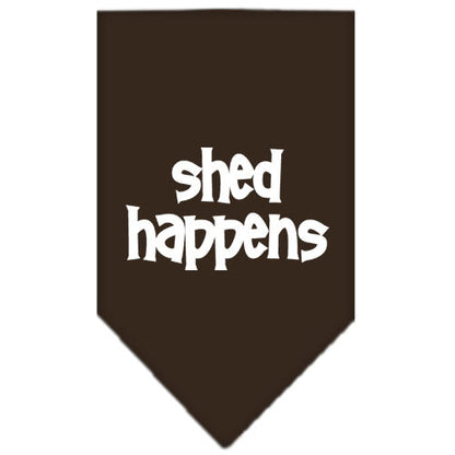 Pet and Dog Bandana Screen Printed, "Shed Happens"