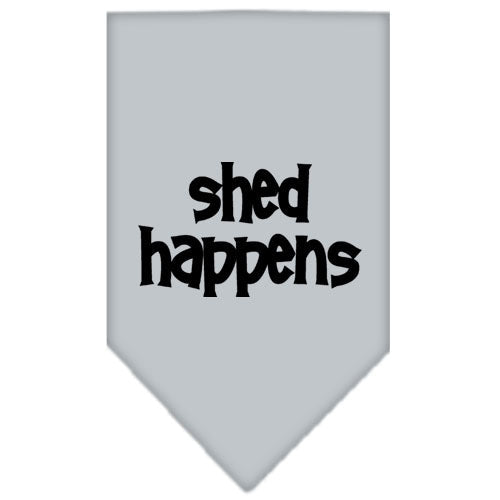 Pet and Dog Bandana Screen Printed, "Shed Happens"