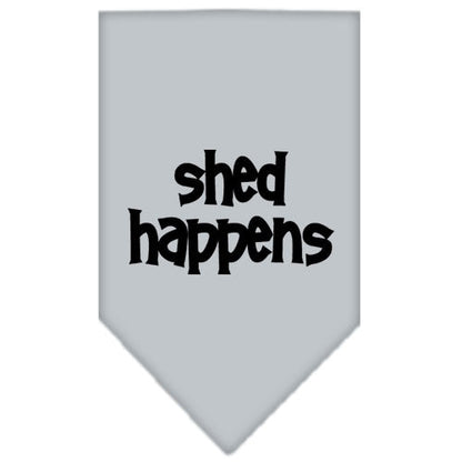 Pet and Dog Bandana Screen Printed, "Shed Happens"