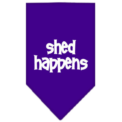 Pet and Dog Bandana Screen Printed, "Shed Happens"