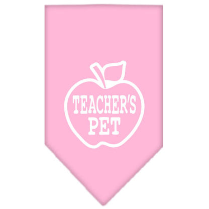 Pet and Dog Bandana Screen Printed, "Teachers Pet"