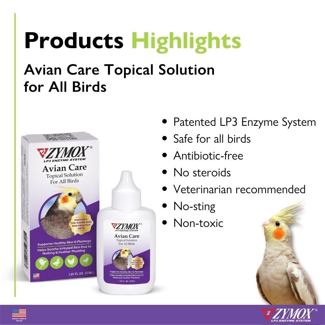 Zymox Avian Care Topical Solution 1.25oz