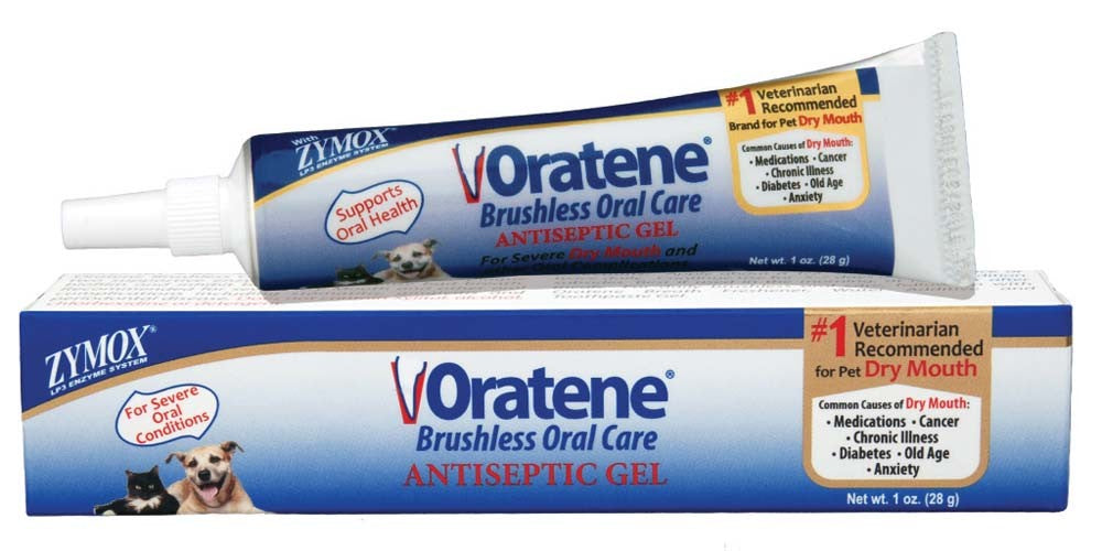 Zymox Brushless Enzymatic Oral Care Therapy Dental Gel for Dogs 2.5 oz