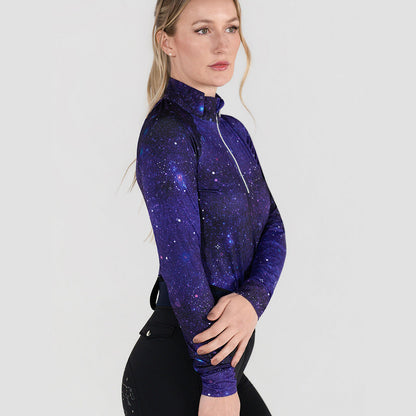 Dapplebay Constellation 1/4 Zip Light Riding Top