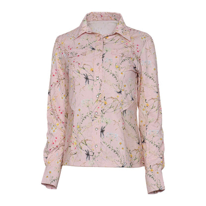 Dapplebay Dragonfly Meadow Western Riding Top-Light Pink