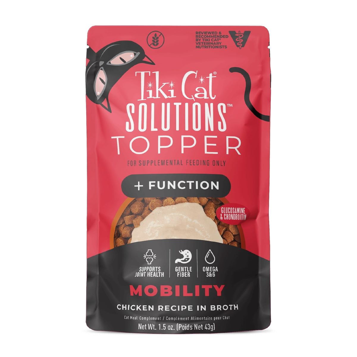 Tiki Pet Cat Solutions Topper Mobility 1.5oz. (Case of 12)