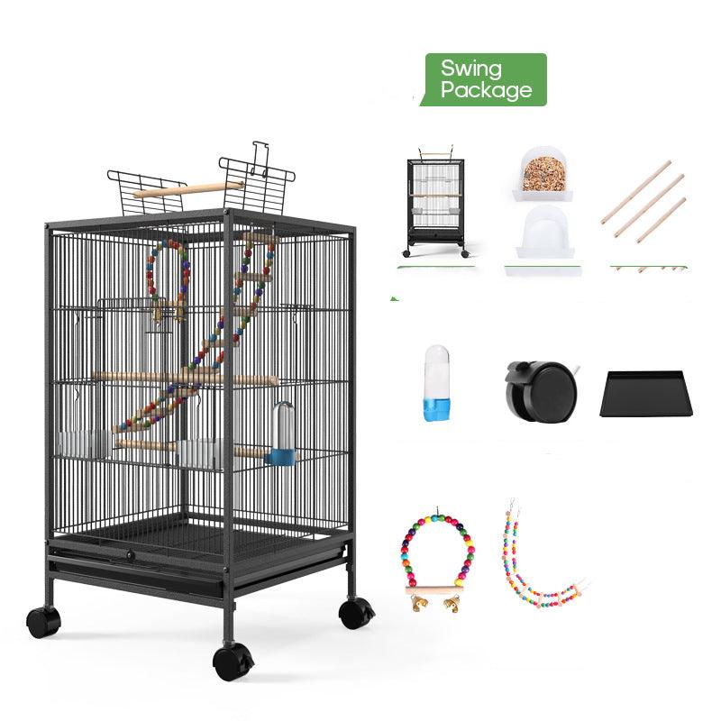 The Majestic Aviary: A Stylish Metal Bird Cage For Xuanfeng Parrots
