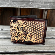 Floral Checkered Bi-Fold | 3D