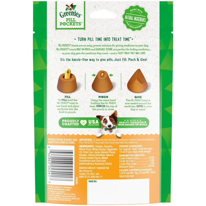 GREENIES Chicken Flavored Capsule Pill Pockets