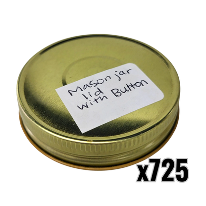 70 mm Mason Canning Jar Lid - Gold