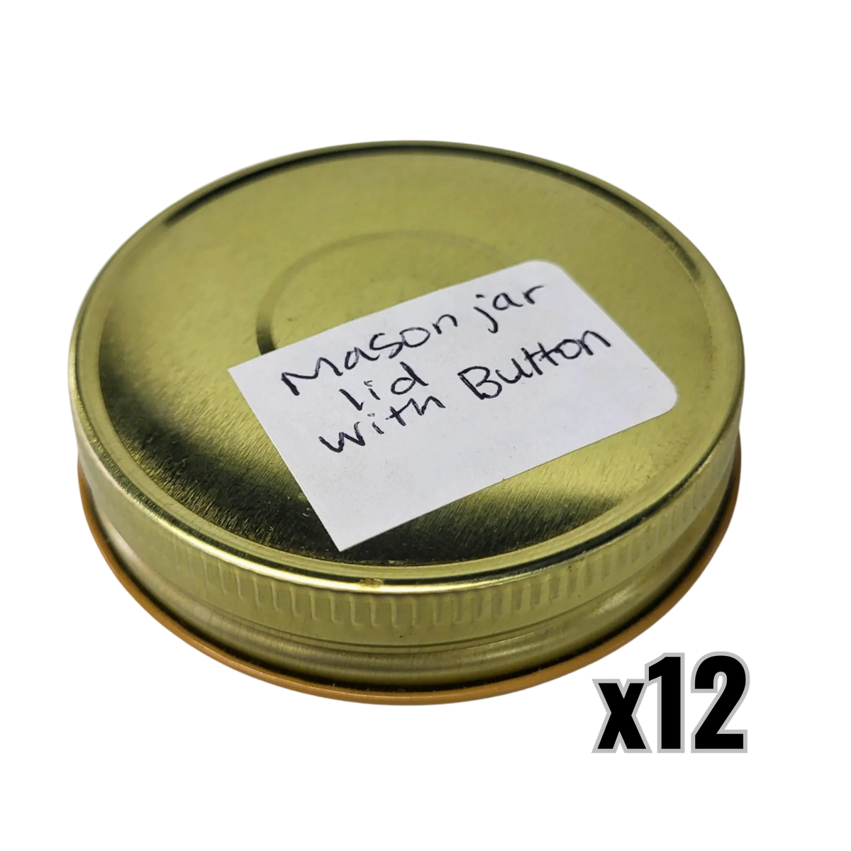 70 mm Mason Canning Jar Lid - Gold