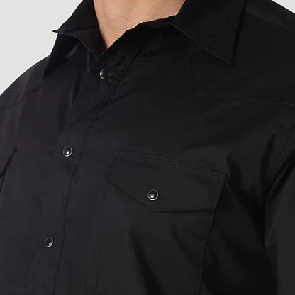 Black Pearl Snap | Wrangler Mens