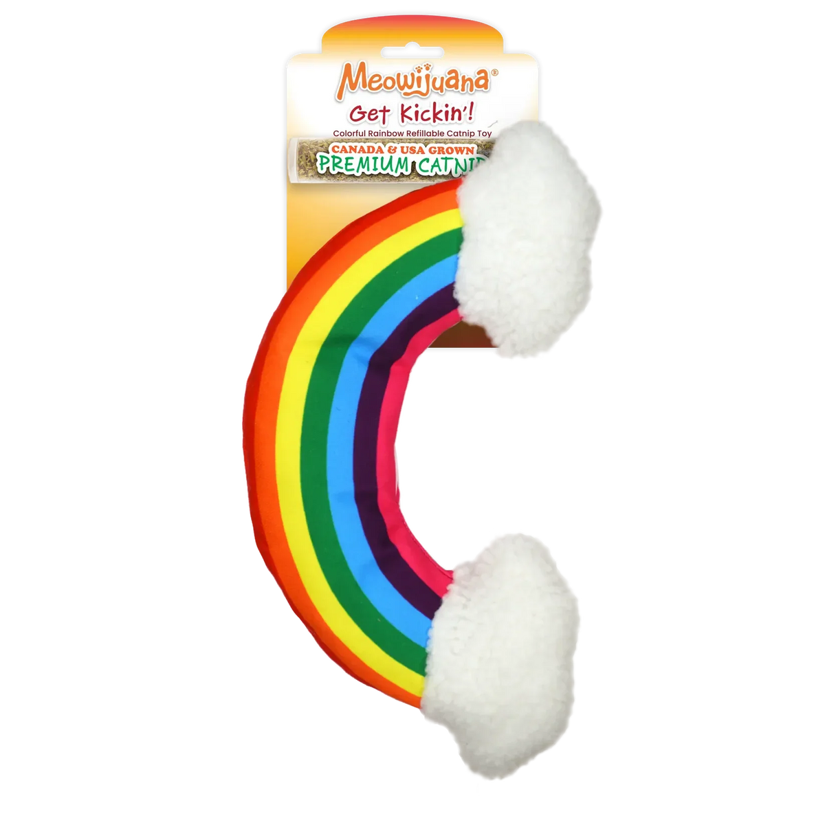 Meowijuana Rainbow Kicker Catnip Toy