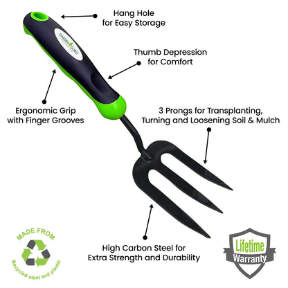 High Carbon Steel Weeder Fork