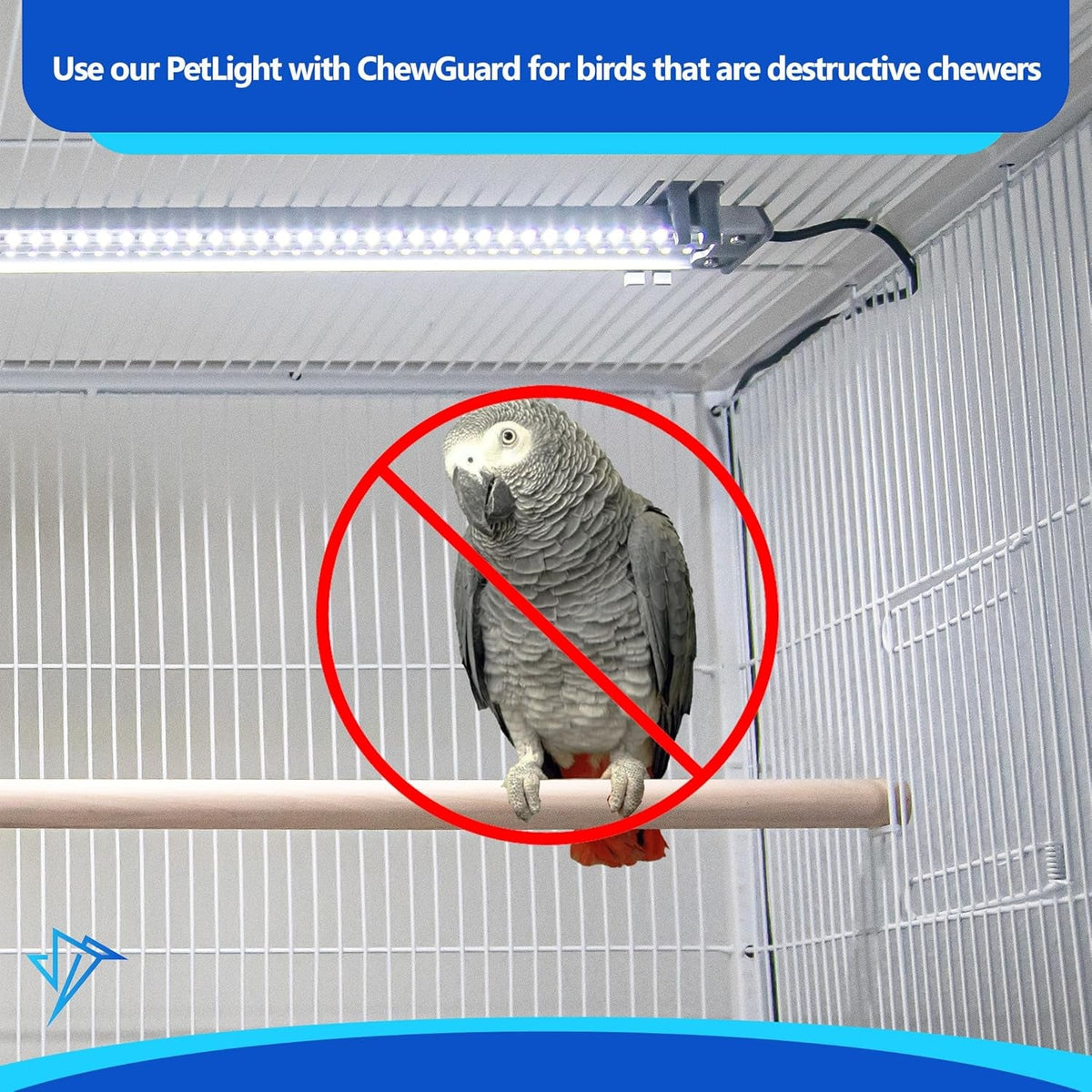 Illuminate Your Bird's World with the Happybird Full Spectrum LED Light - Safe, Easy-to-Install, and Perfect for Soft Bill Birds