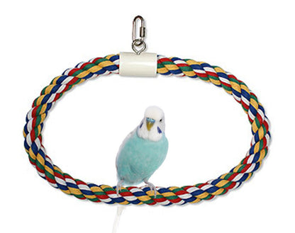 JW Pet Swing N Perch Ring Multi-Color Small