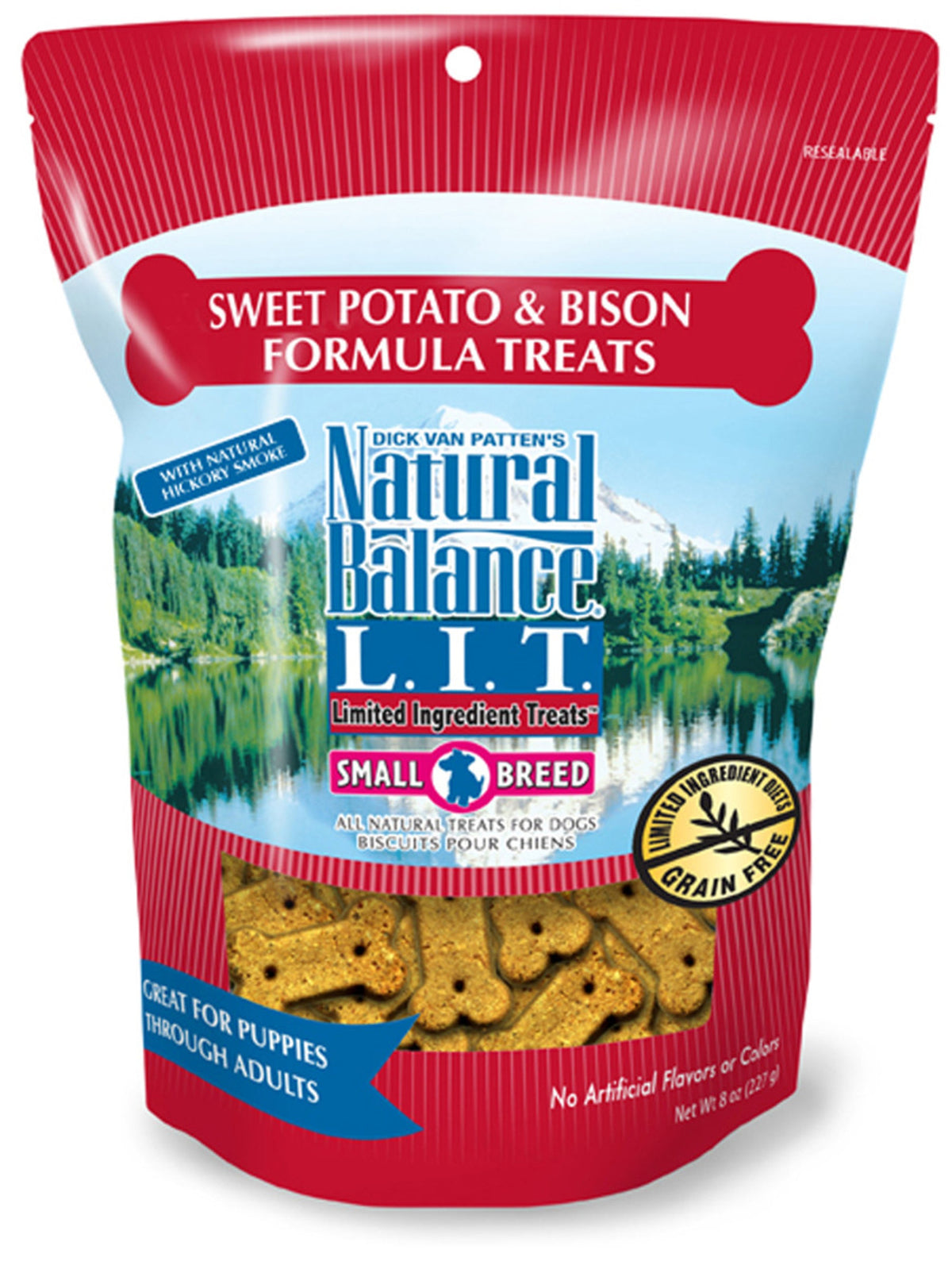 Natural Balance L.I.T. Small Breed Dog Treats Sweet Potato & Bison 8oz