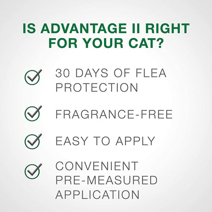 Advantage II Flea Protection Large Cat Over 9lbs 2pk