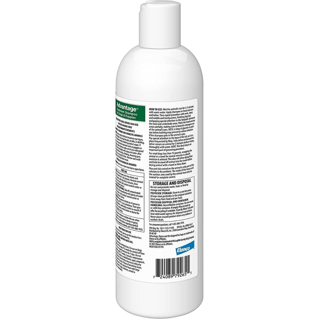 Advantage Flea & Tick Shampoo Puppies & Dog 12oz