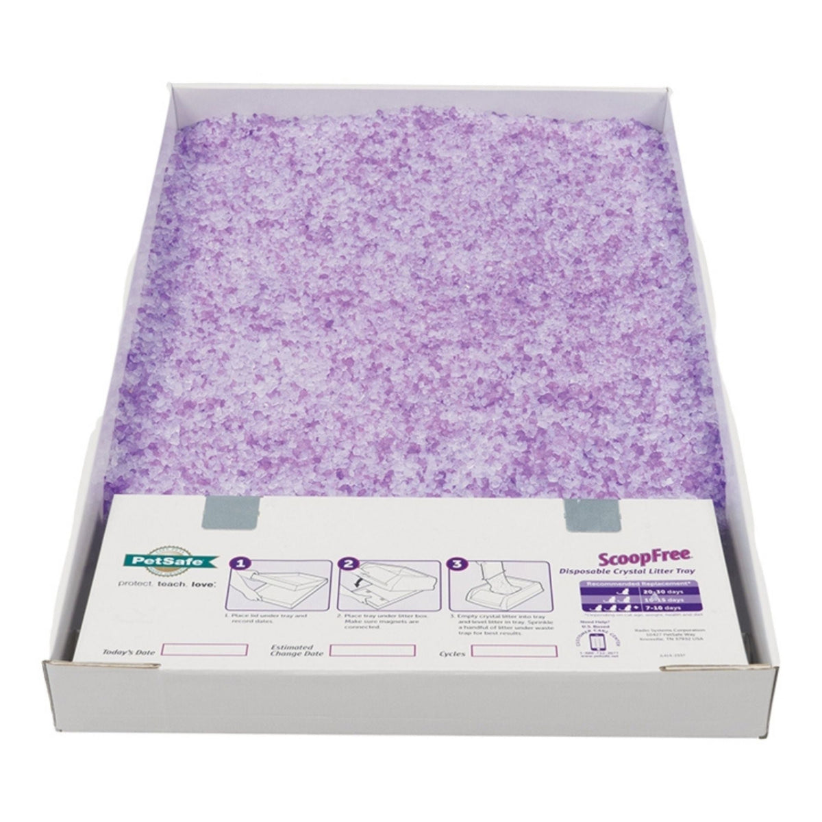 Petsafe Cat Scoop Free Complete Litter Tray Lavender 1 Pack