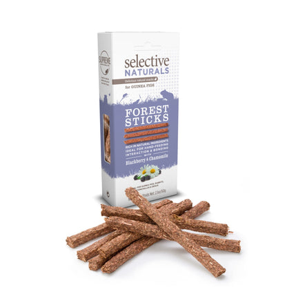 Science Selective Forest Sticks w/ Blackberry & Chamomile for Guinea Pigs 4ea/2.1 oz.