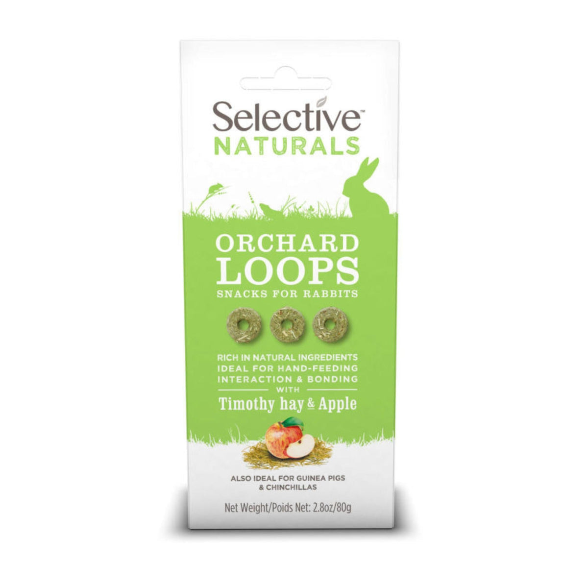 Science Selective Orchard Loops Snacks for Rabbits 4ea/2.8 oz.