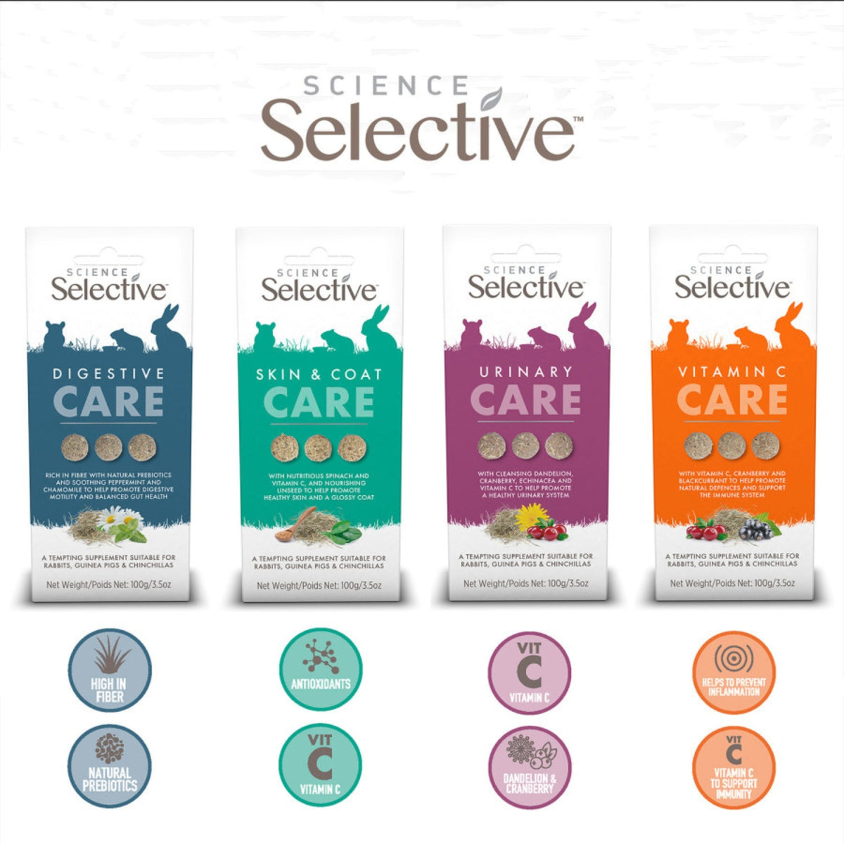 Science Selective Digestive Care Small Animal Supplement 4ea/3.5 oz.
