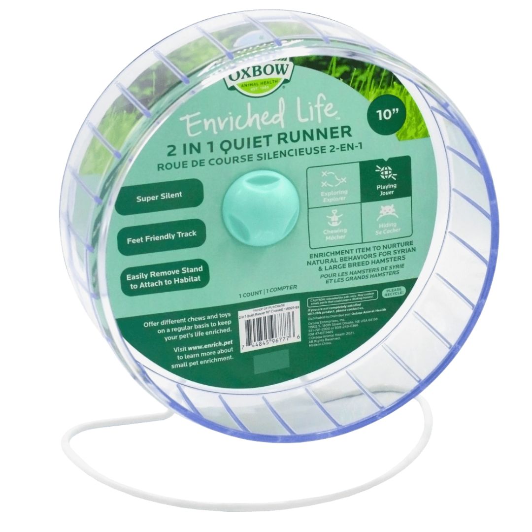 Oxbow Enriched Life - 2 In 1 Quiet Runner 10" Default Title