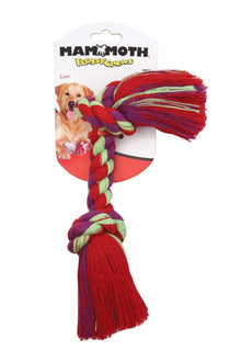 Mammoth Pet Products Cottonblend Color 2 Knot Rope Tug Colossal 42in