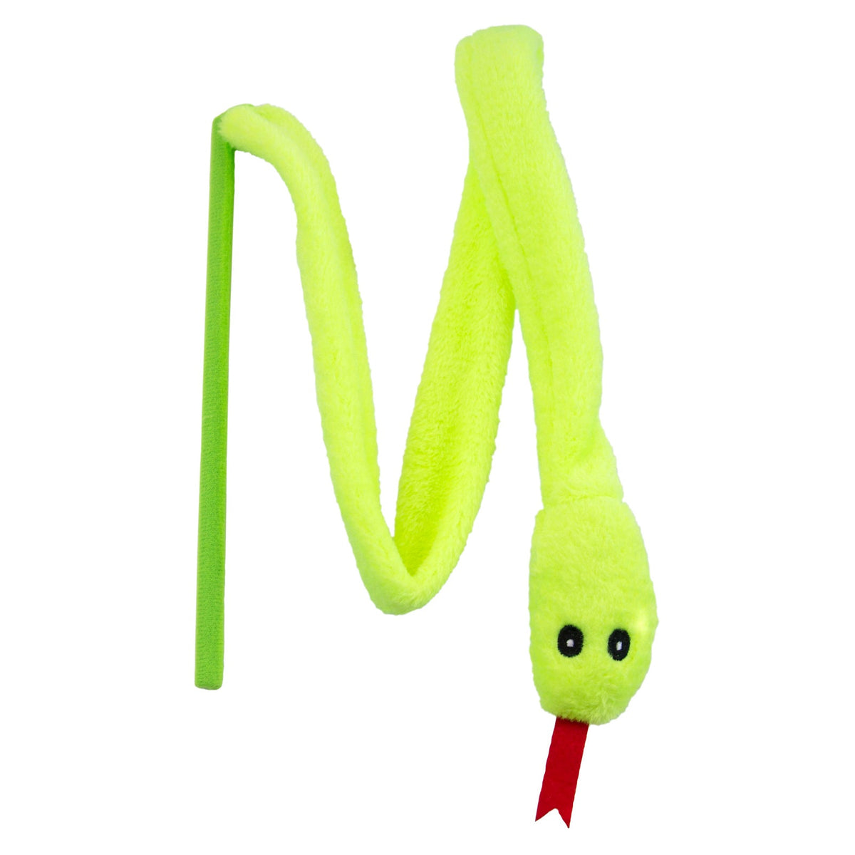Marshall Pet Products Ferret Teaser Snake Toy Green One Size Default Title