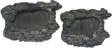 Komodo Habitat Rock Bowl Black; Tan Small
