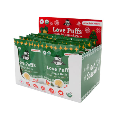 Lord Jameson Dog Love Puffs Tray Jingle Bells  12 Pack