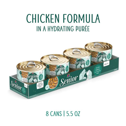 Weruva Cat Senior Hydrating Puree Chicken Formula 5.5oz. (Case of 8)