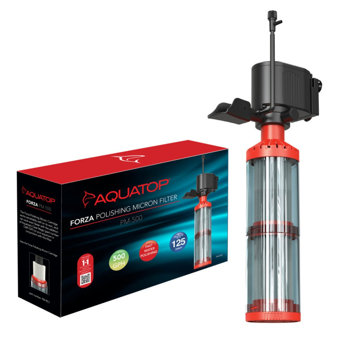 Aquatop Forza Polishing Micron Filter Double, 1ea/500 GPH