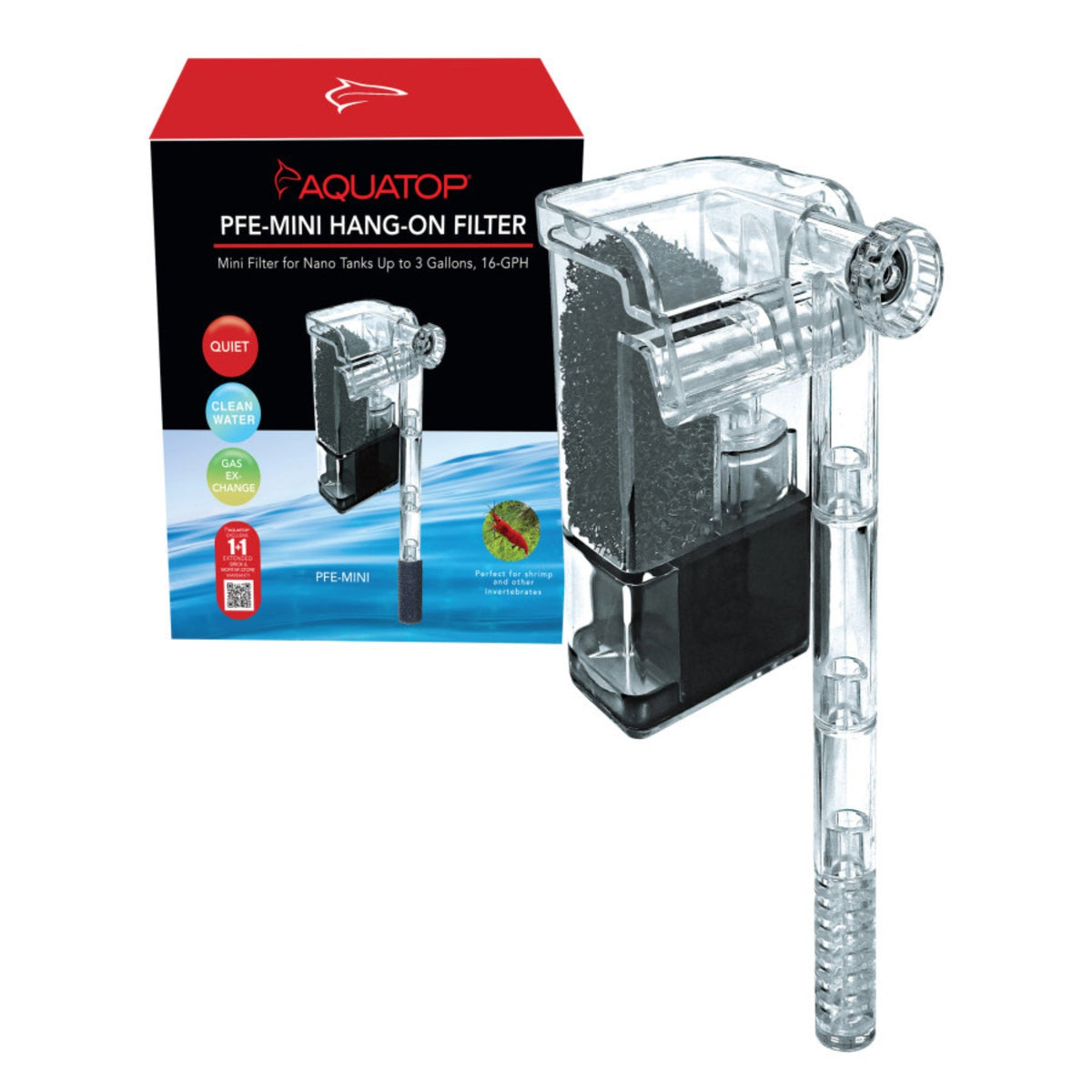 Aquatop Forza Sphere PFE-Mini Hang-On Filter for Nano Tanks up to 3gal 1ea/3 gal