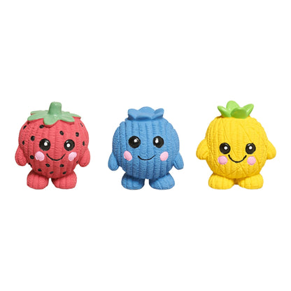 Hugglehounds Dog Ruff - Tex Fruitie Cuties Foodies - 3 Pack