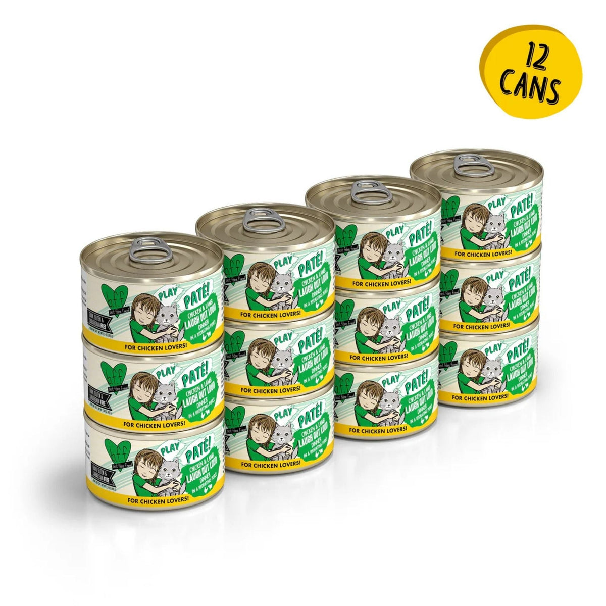 BFF Cat Play Pate Laugh Out Loud Chicken 2.8oz. - (Case of 12)