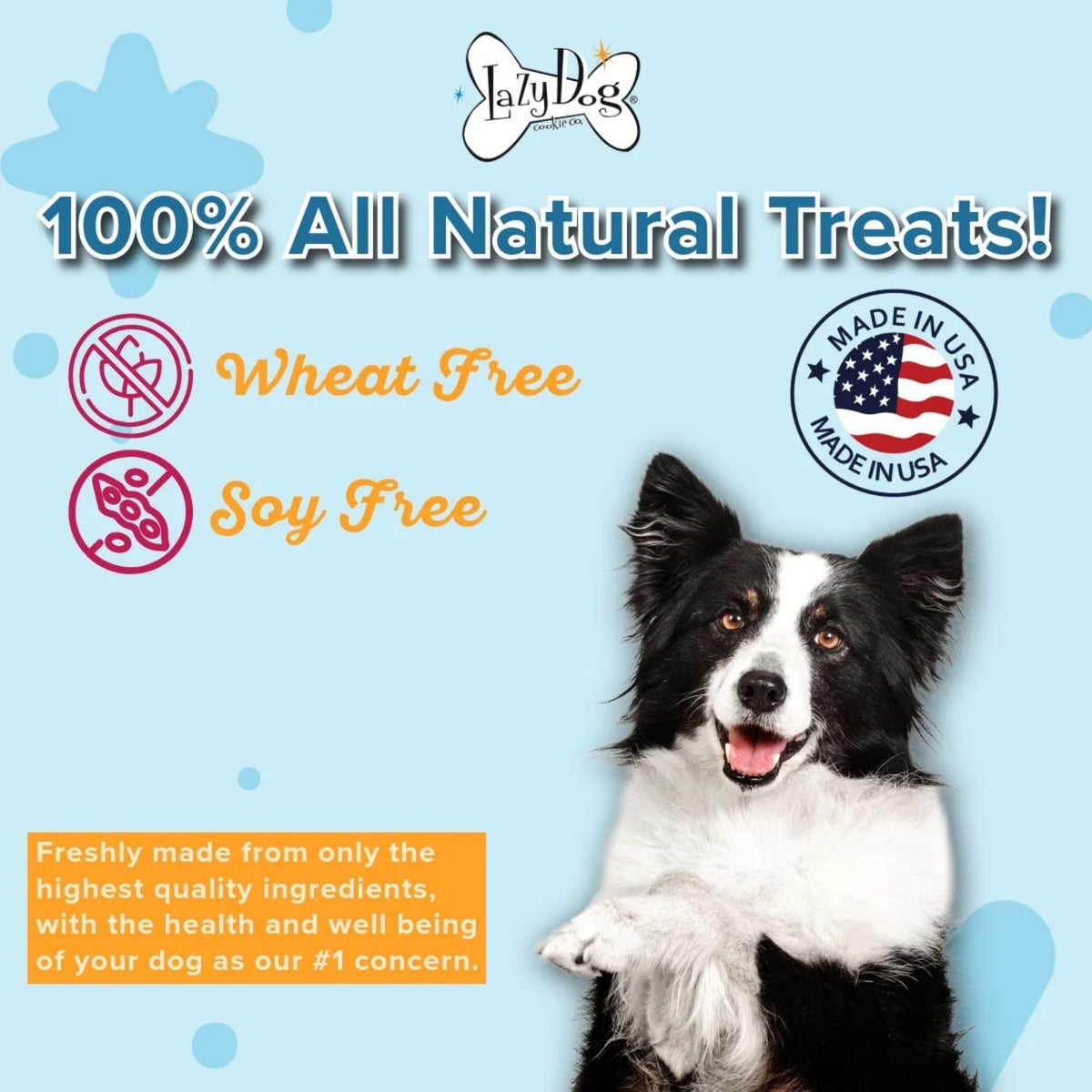 Lazy Dog Holiday Leftover Turkey Sandwich Dog Treat 5oz.