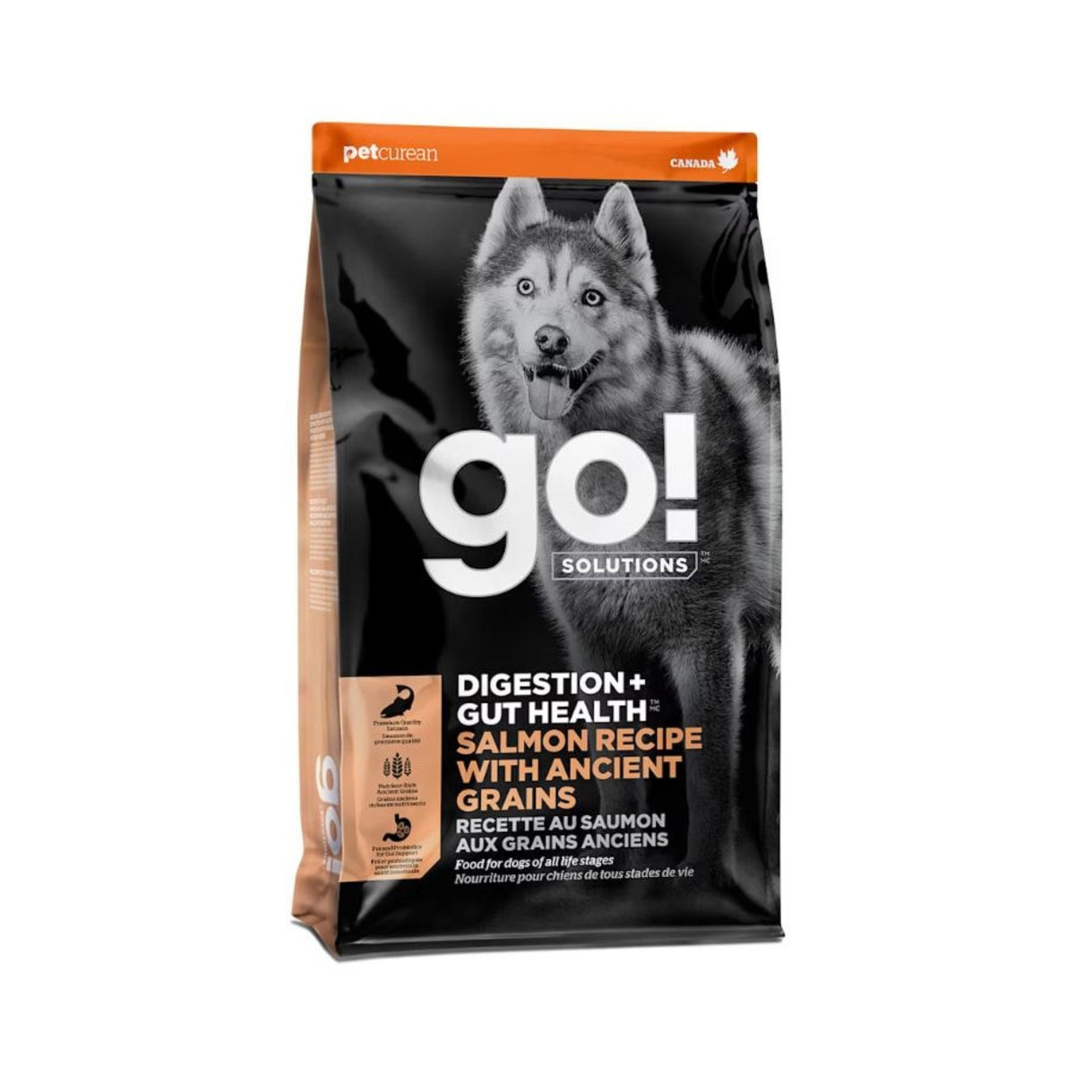 Go! Dog Digestion & Gut Health Salmon Ancient Grain 3.5Lb