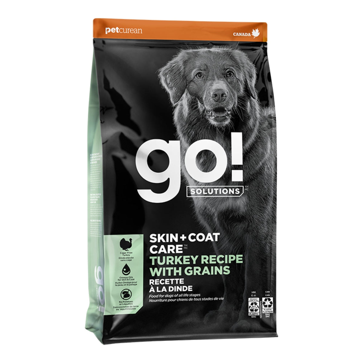 Go! Dog Skin & Coat Care Turkey With Grain 3.5Lb