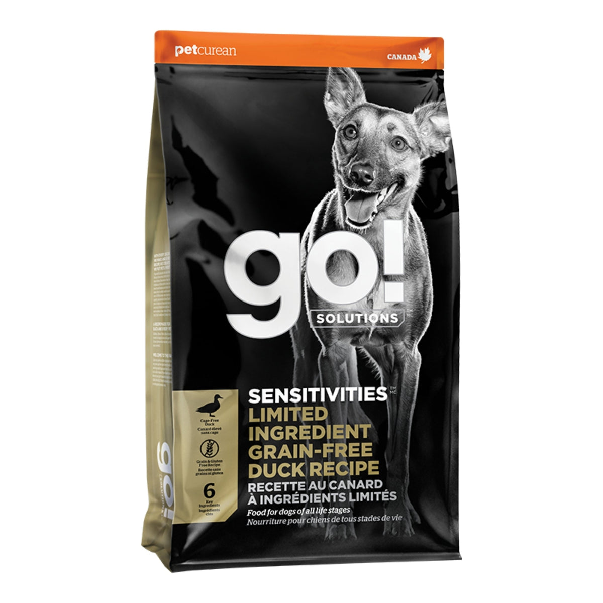 Go! Dog Sensitivities Limited Ingredient Grain Free Duck 3.5Lb