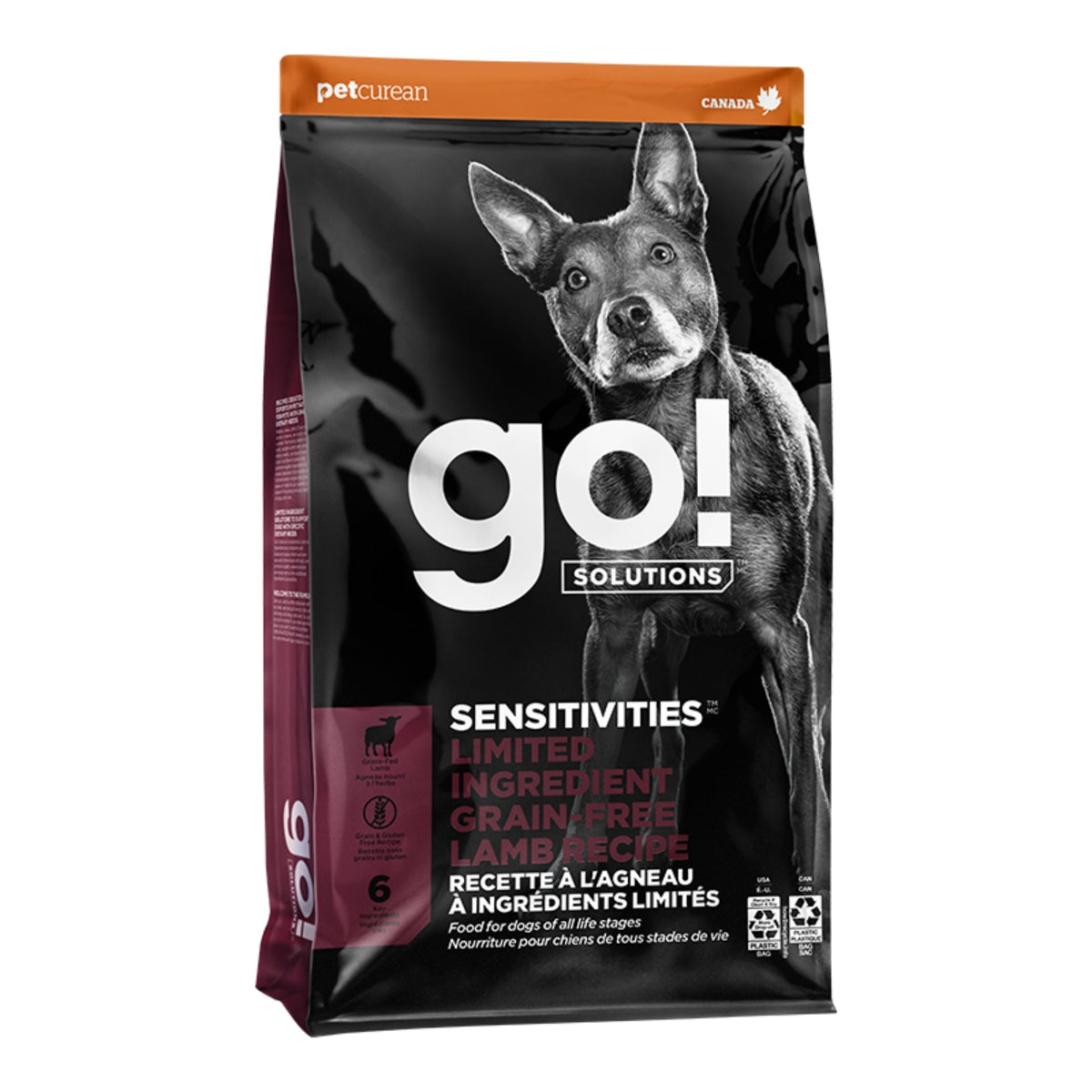 Go! Dog Sensitivities Limited Ingredient Grain Free Lamb 22Lb