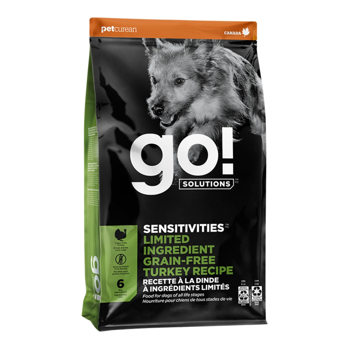 Go! Dog Sensitivities Limited Ingredient Grain Free Turkey 22Lb