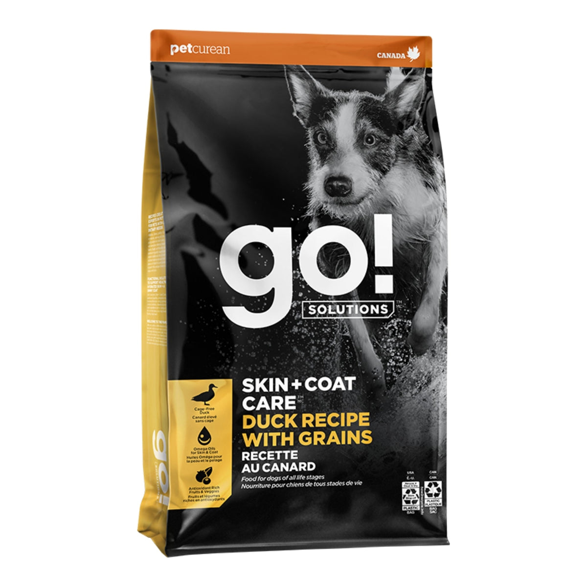 Go! Dog Skin & Coat Care Duck With Grain 3.5Lb